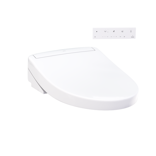 Toto Washlet S5 Electronic Bidet Toilet Seat With Instantaneous Water Heating, Premist And Ewater+ Wand Cleaning, Elongated