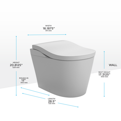 NEOREST LS Dual Flush 1.0 or 0.8 GF Integrated Bidet Toilet