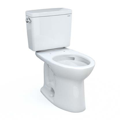 Toto Drake Two-Piece Elongated 1.28 Gpf Universal Height Tornado Flush Toilet With Cefiontect