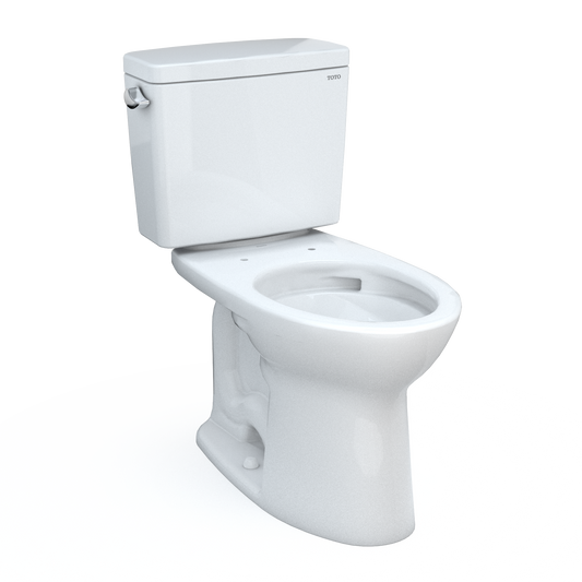 Toto Drake Two-Piece Elongated 1.6 Gpf Universal Height Tornado Flush Toilet With Cefiontect