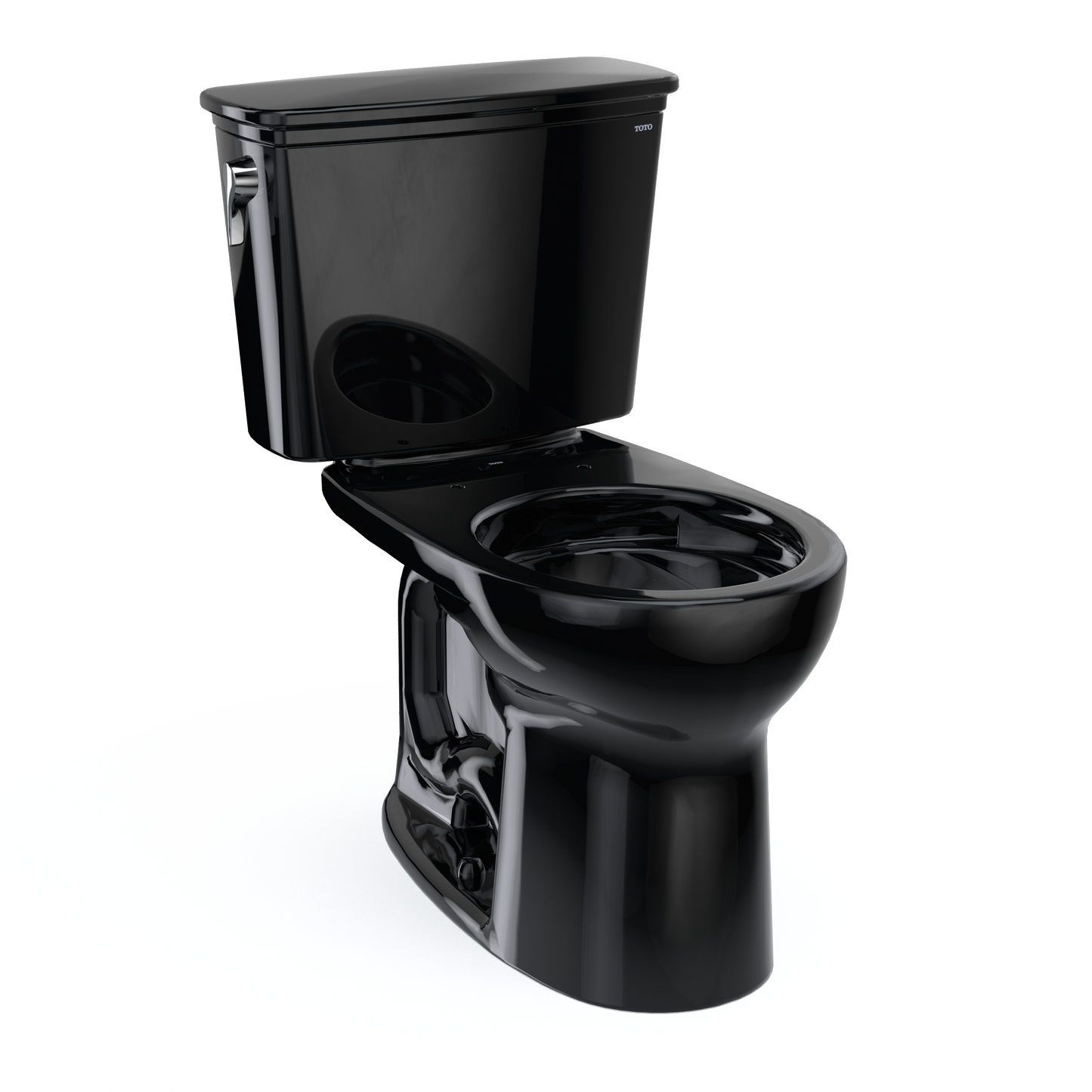 Toto Drake Transitional Two-Piece Round 1.28 Gpf Universal Height Tornado Flush Toilet