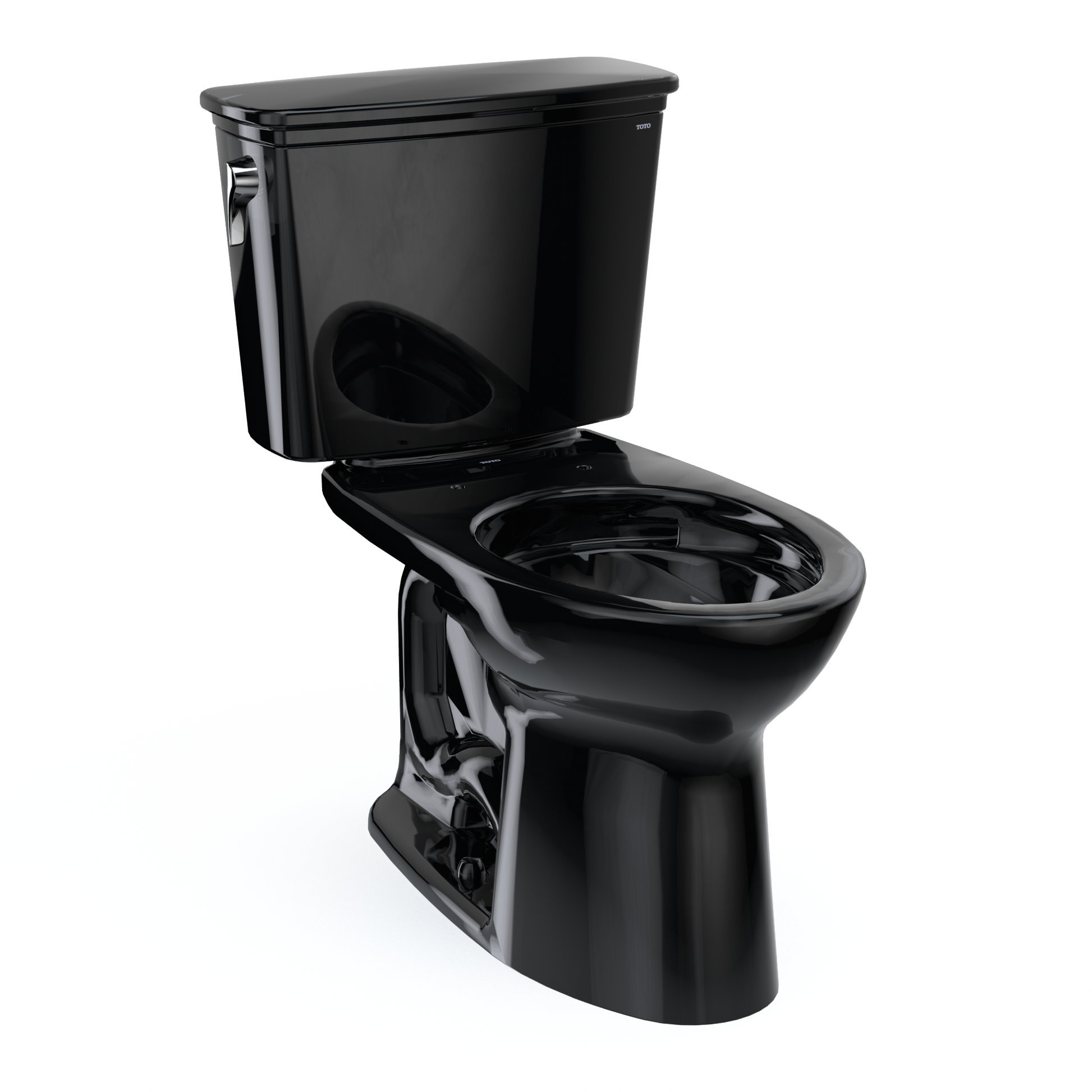 Toto Drake Transitional Two-Piece Elongated 1.28 Gpf Tornado Flush Toilet