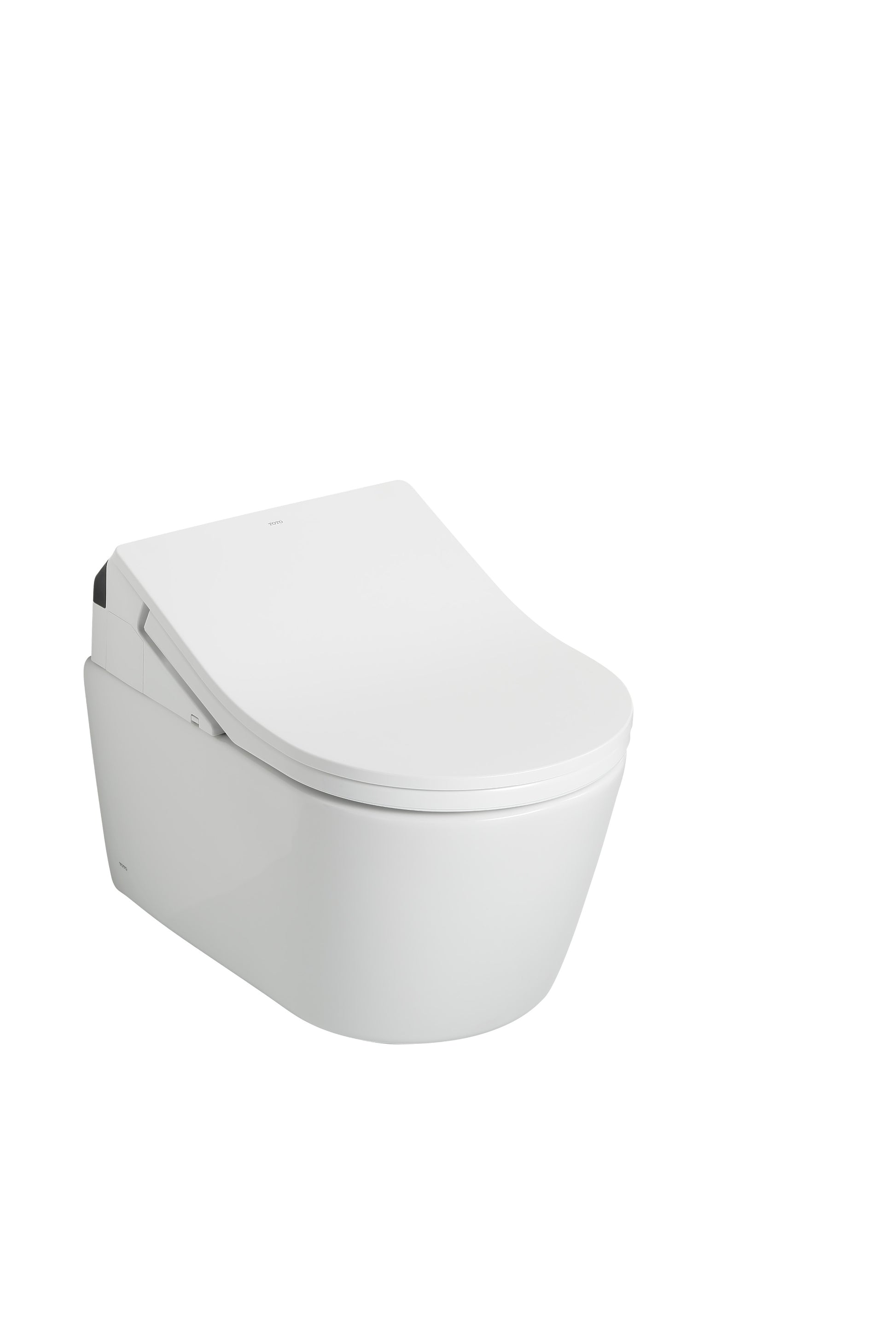 Toto Washlet+ Rp Wall-Hung D-Shape Toilet With Rx Bidet Seat And Duofit In-Wall 1.28 And 0.9 Gpf Auto Dual-Flush Tank System