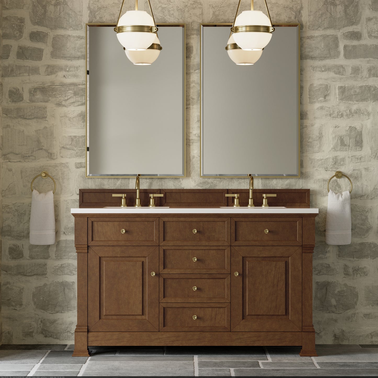 Brookfield 60" Double Vanity