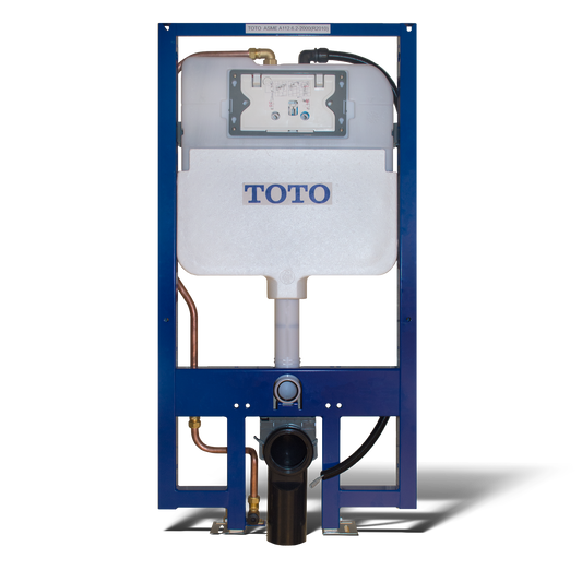 Toto Duofit In-Wall Dual Flush 1.28 And 0.9 Gpf Tank System With Washlet+ Auto Flush Ready Copper Supply Line