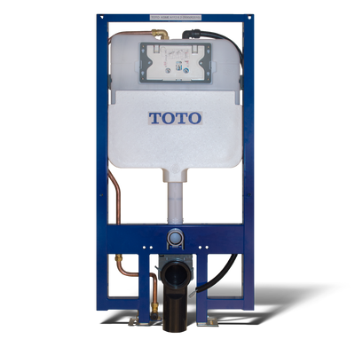 Duofit In-Wall Dual Flush 1.28 And 0.9 Gpf Tank System With Washlet+ Auto Flush Ready Copper Supply Line