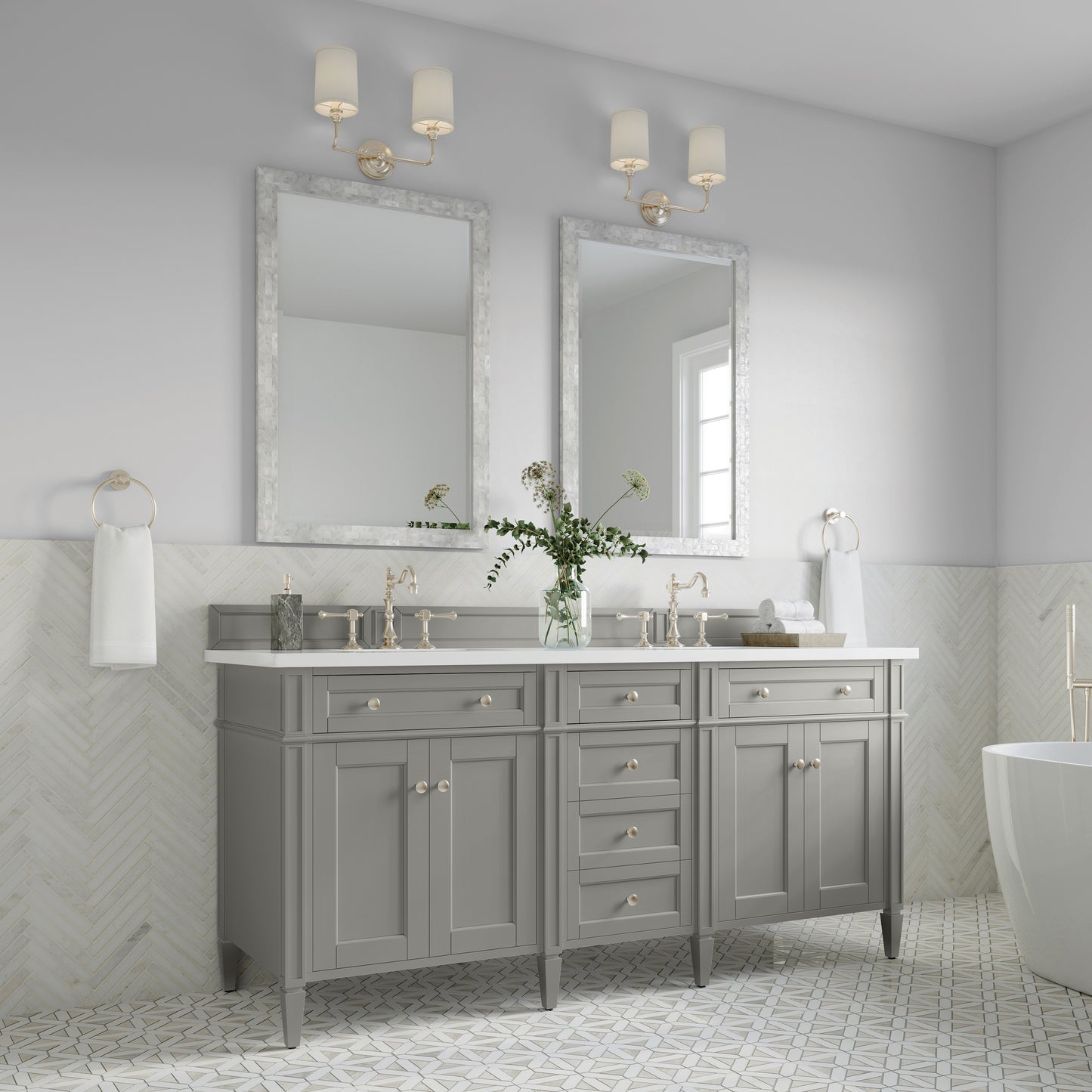 Brittany 72" Double Vanity