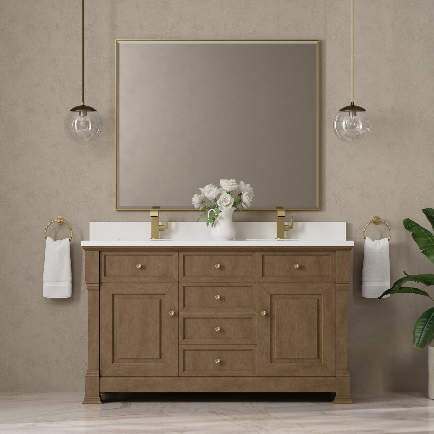 Brookfield 60" Double Vanity
