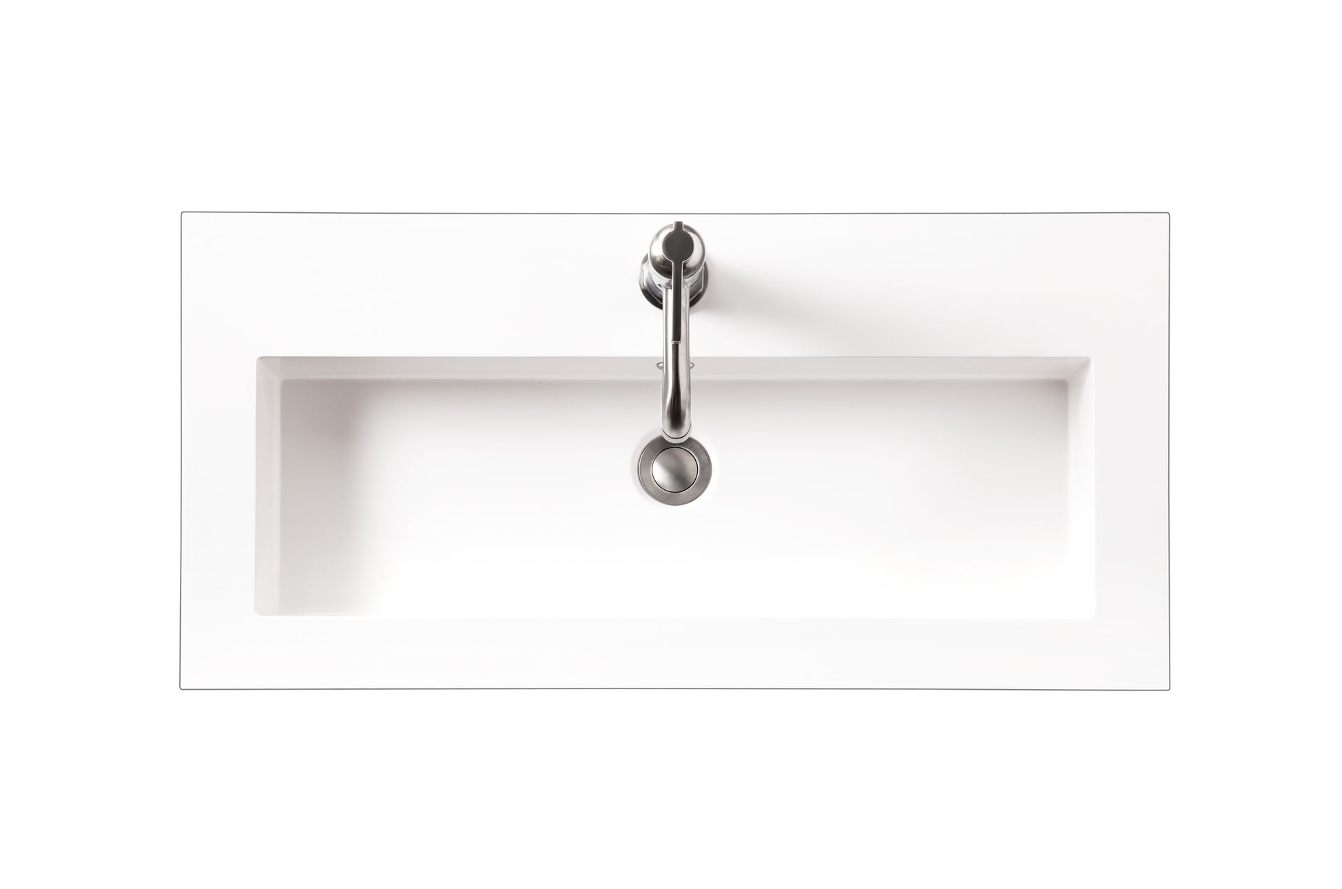 James Martin Vanities Composite Countertop 31.5" W x 15.4" D Sink