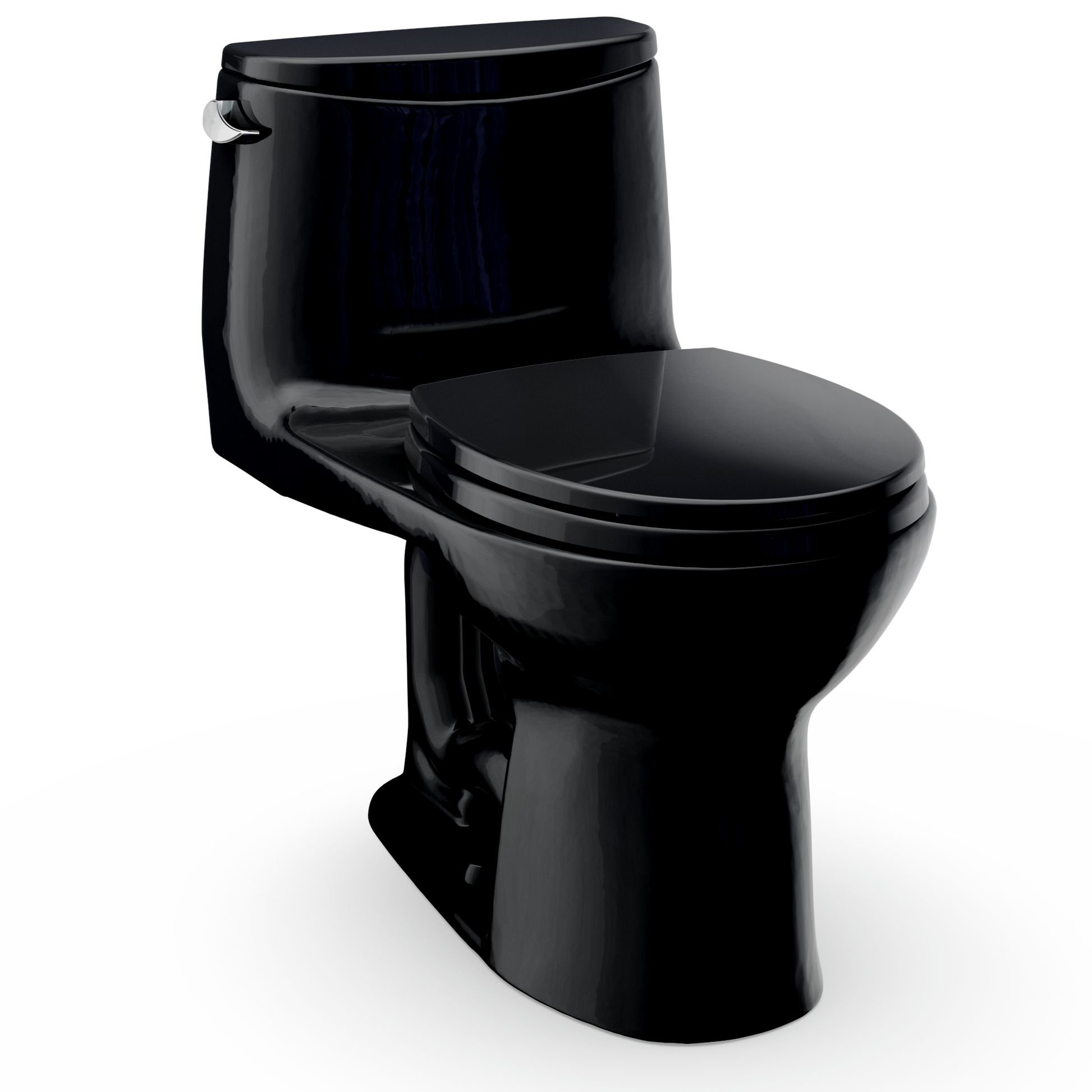 Ultramax One-Piece Round 1.28 GPF Universal Height Toilet with SS113 SoftClose Seat