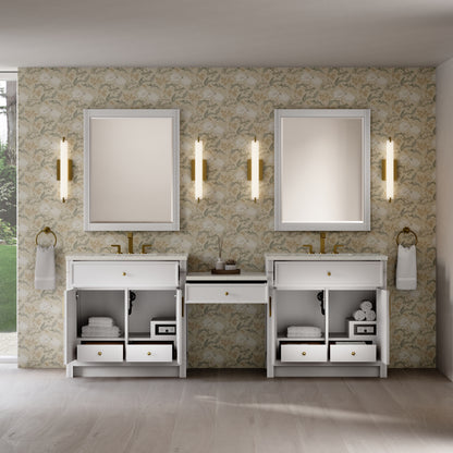 Bellshire 96" Dual Vanity Set with 24" Make-Up Counter