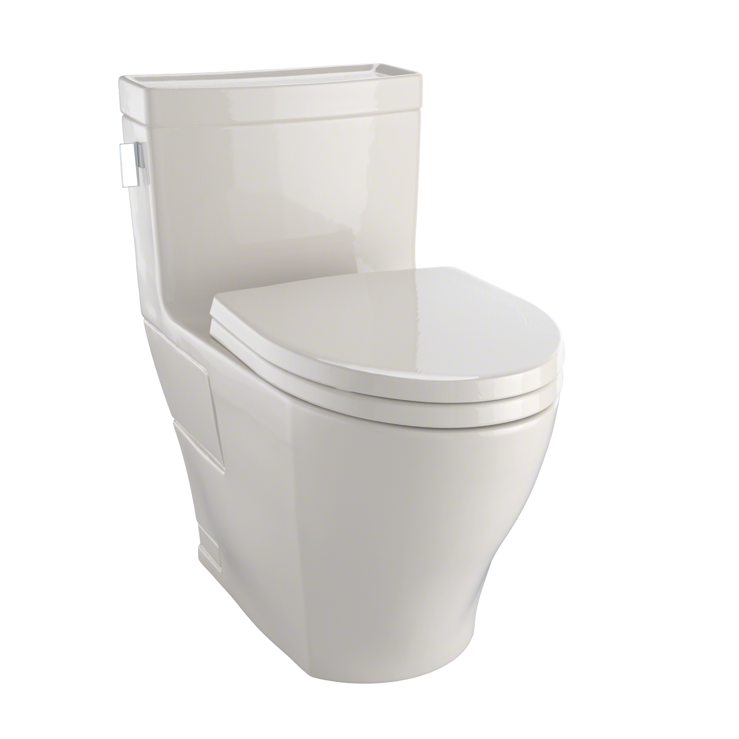 Legato WASHLET+ One-Piece Elongated 1.28 GPF Universal Height Skirted Toilet with CEFIONTECT