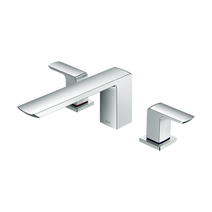 Gr Two-Handle Deck-Mount Roman Tub Filler Trim