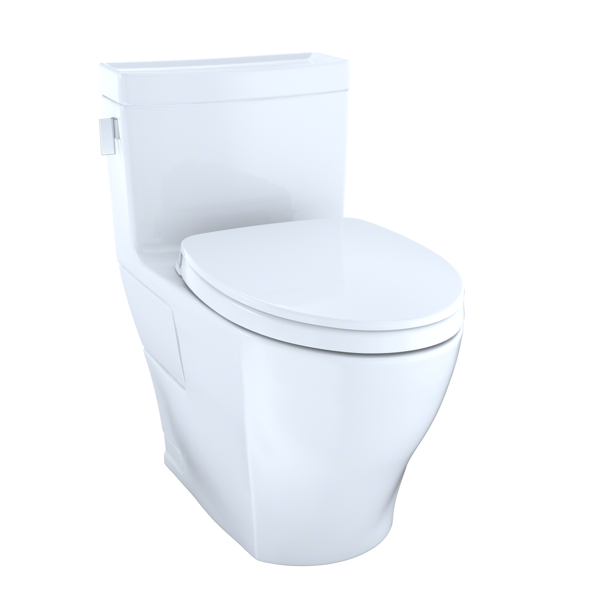 Legato WASHLET+ One-Piece Elongated 1.28 GPF Universal Height Skirted Toilet with CEFIONTECT