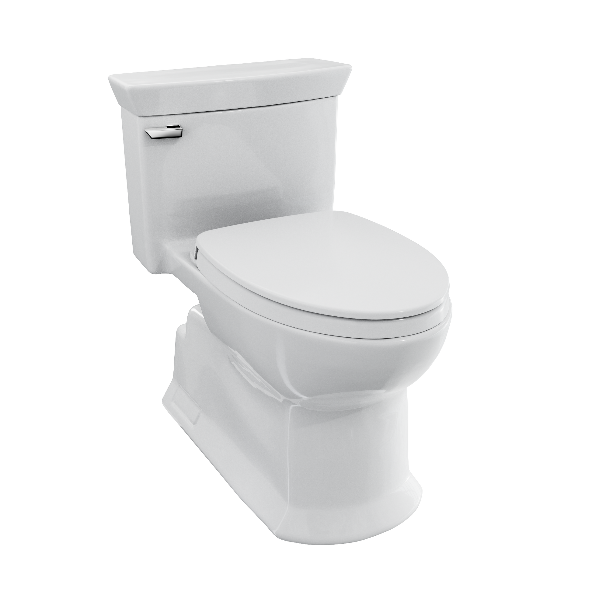 Soiree One Piece Elongated 1.28 GPF Universal Height Skirted Toilet with CeFiONtect