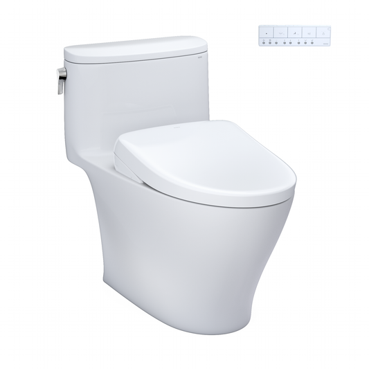 Toto Washlet+ Nexus 1G One-Piece Elongated 1.0 Gpf Toilet With S7A Contemporary Bidet Seat