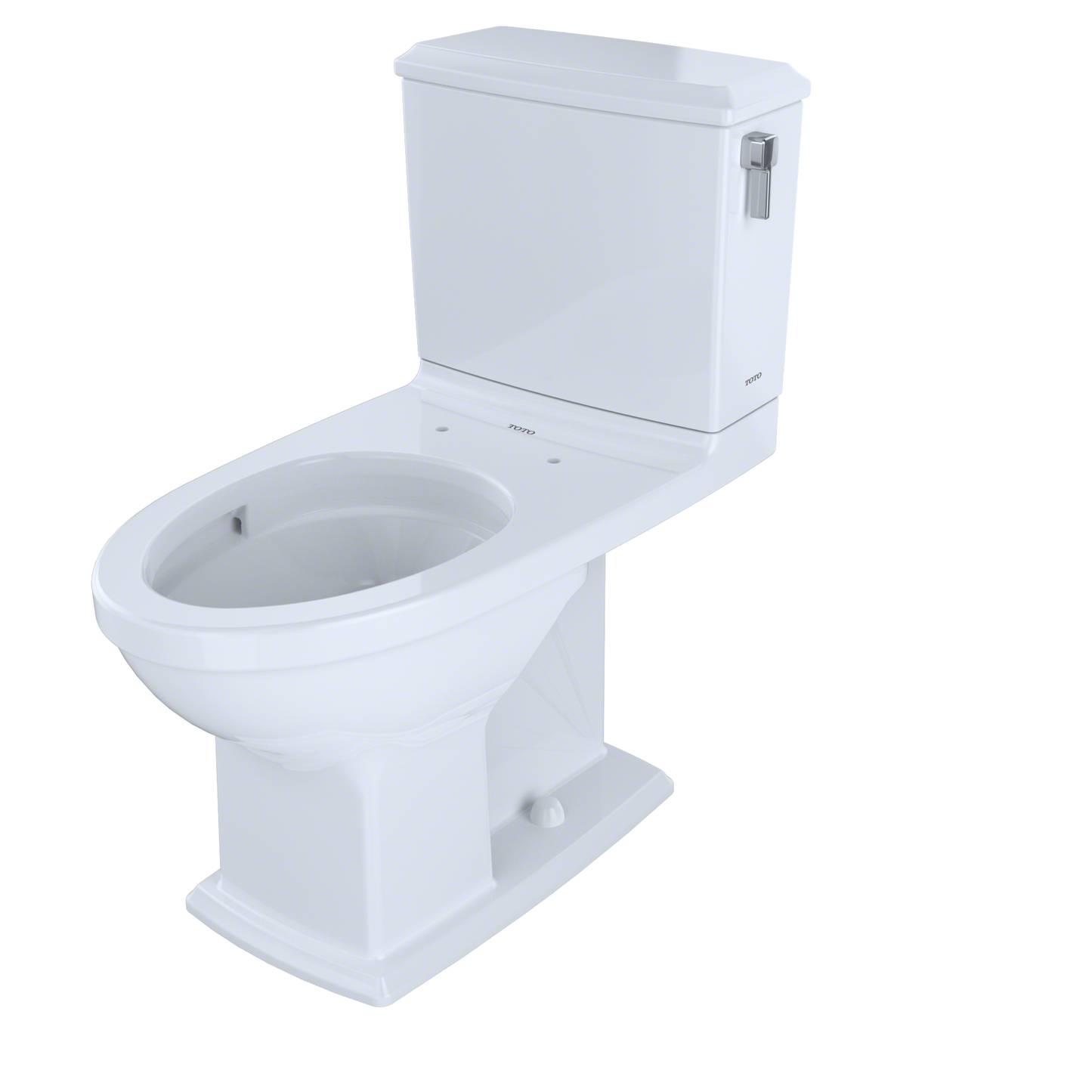 Toto Connelly Two-Piece Elongated Dual-Max 1.28 And 0.9 Gpf Universal Height Toilet With Cefiontect, Colonial White