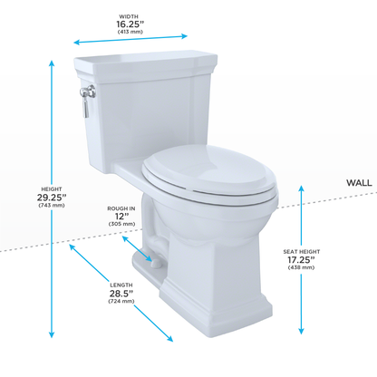 Promenade II 1G One-Piece Elongated 1.0 GPF Universal Height Toilet