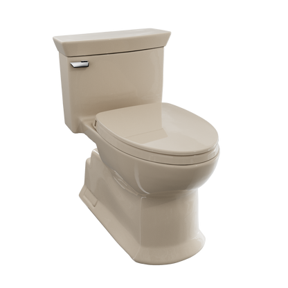 Soiree One Piece Elongated 1.28 GPF Universal Height Skirted Toilet with CeFiONtect