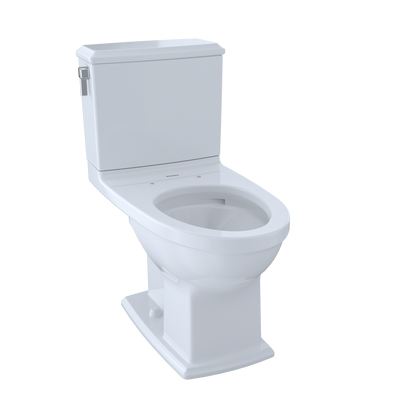 Connelly Two-Piece Elongated Dual-Max 1.28 And 0.9 Gpf Universal Height Toilet With Cefiontect, Colonial White