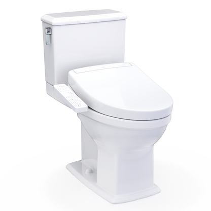 WASHLET+ Connelly Two-Piece Elongated Dual Flush 1.28 and 0.9 GPF Toilet and WASHLET S2 Bidet Seat