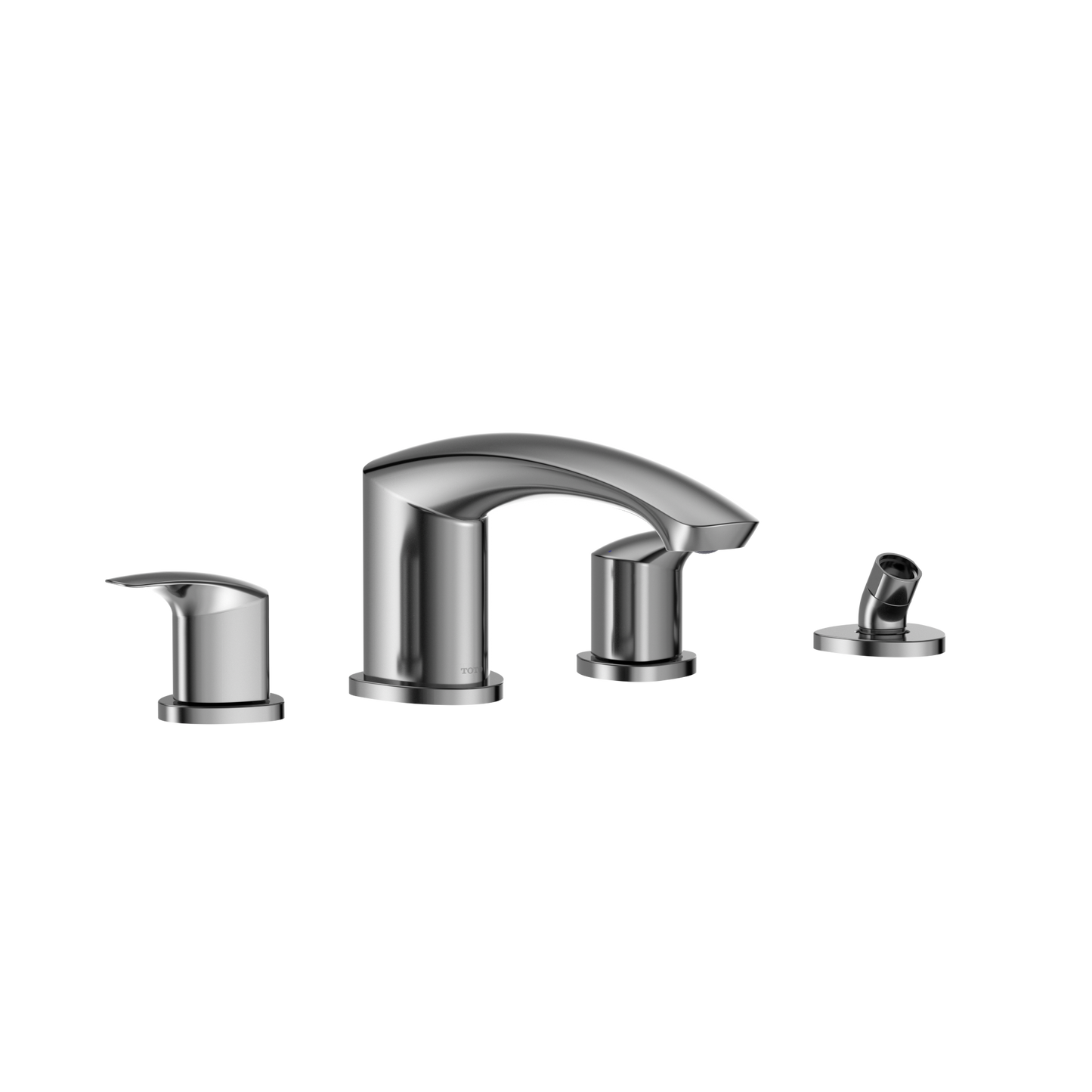 Toto Gm Two-Handle Deck-Mount Roman Tub Filler Trim With Handshower
