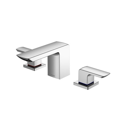 GR Series 1.2 GPM Two Handle Widespread Bathroom Sink Faucet with Drain Assembly