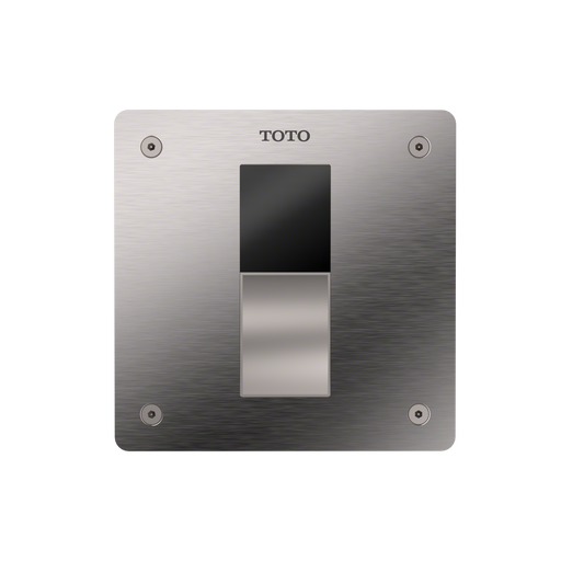 Toto Ecopower Touchless 1.0 Gpf High-Efficiency Concealed Toilet Flushometer Valve With 4 X 4 Inch Cover Plate, Stainless Steel