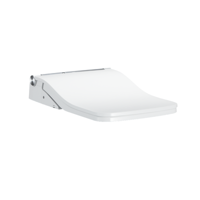 Sw Washlet+ Ready Square Electronic Bidet Toilet Seat With Auto Flush Ready Cotton White
