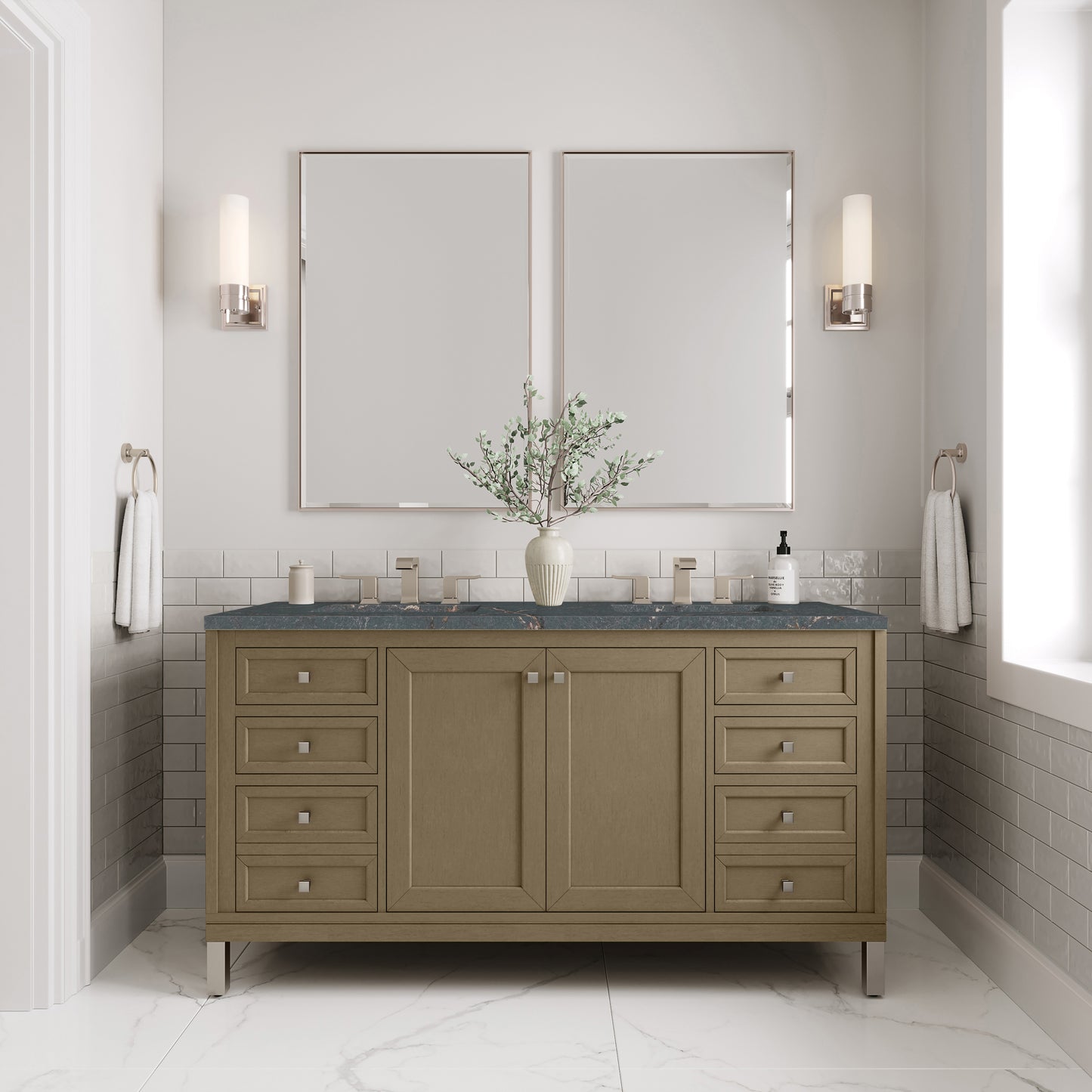 Chicago 60" Double Vanity