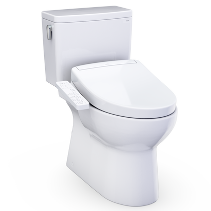 Toto Glaston Washlet+ 1.28 Gpf Universal Height Toilet With Cefiontect