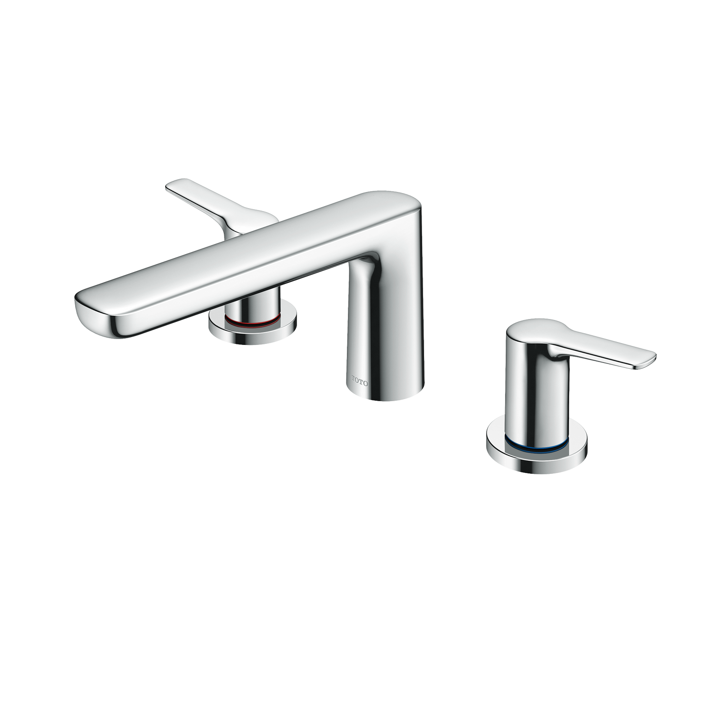Gs Two-Handle Deck-Mount Roman Tub Filler Trim