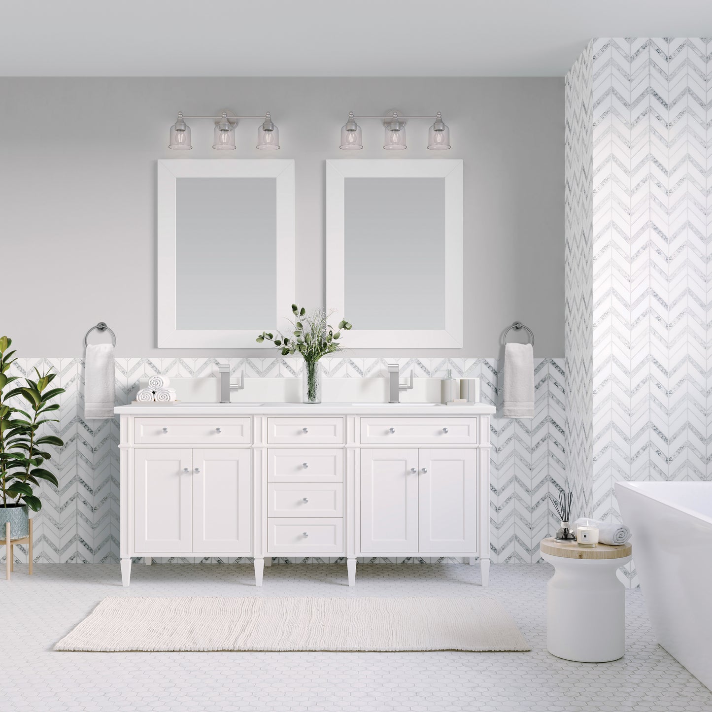 Brittany 60" Double Vanity