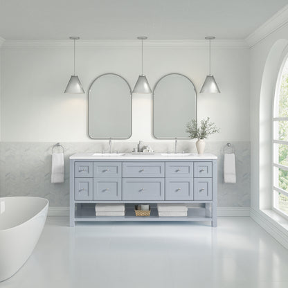 Breckenridge 72" Double Vanity Base Only
