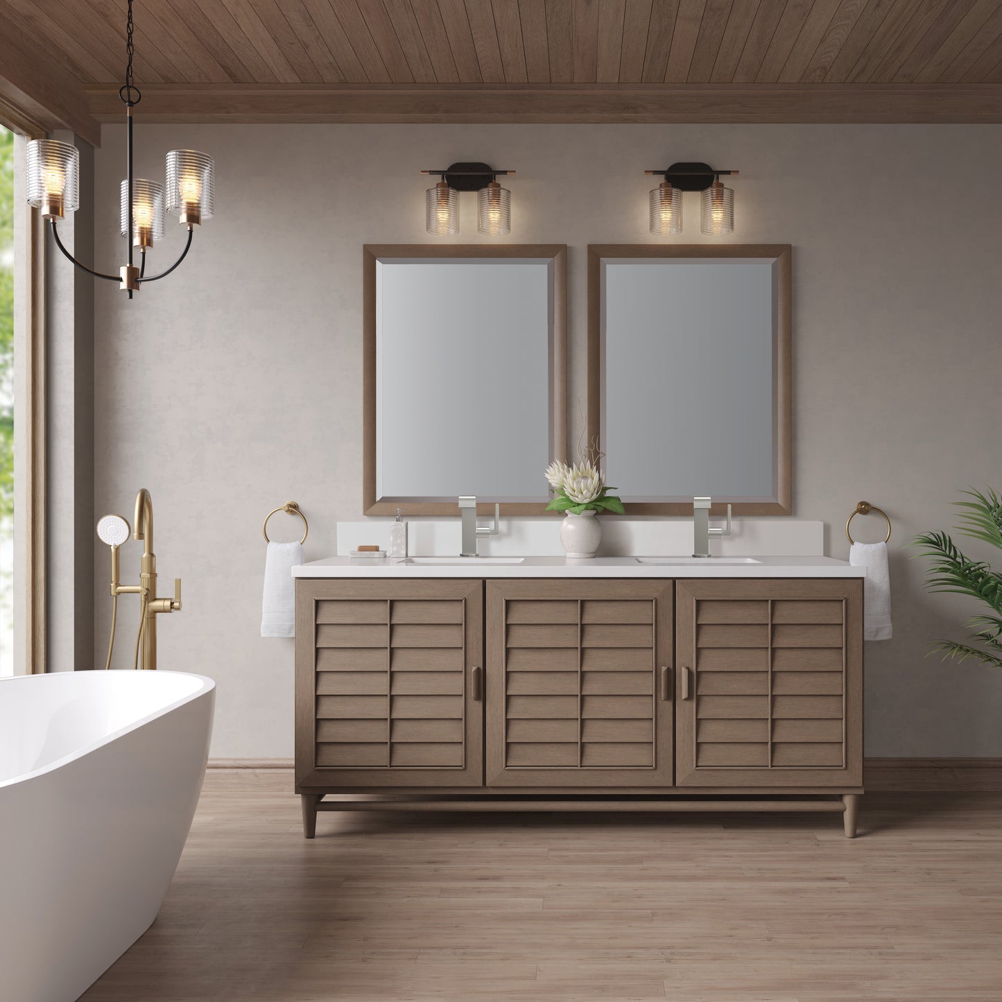 Portland 72" Double Vanity