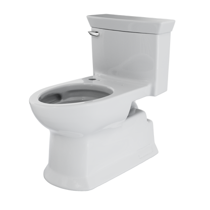 Soiree One Piece Elongated 1.28 GPF Universal Height Skirted Toilet with CeFiONtect