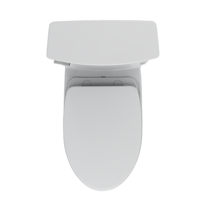 Soiree One Piece Elongated 1.28 GPF Universal Height Skirted Toilet with CeFiONtect