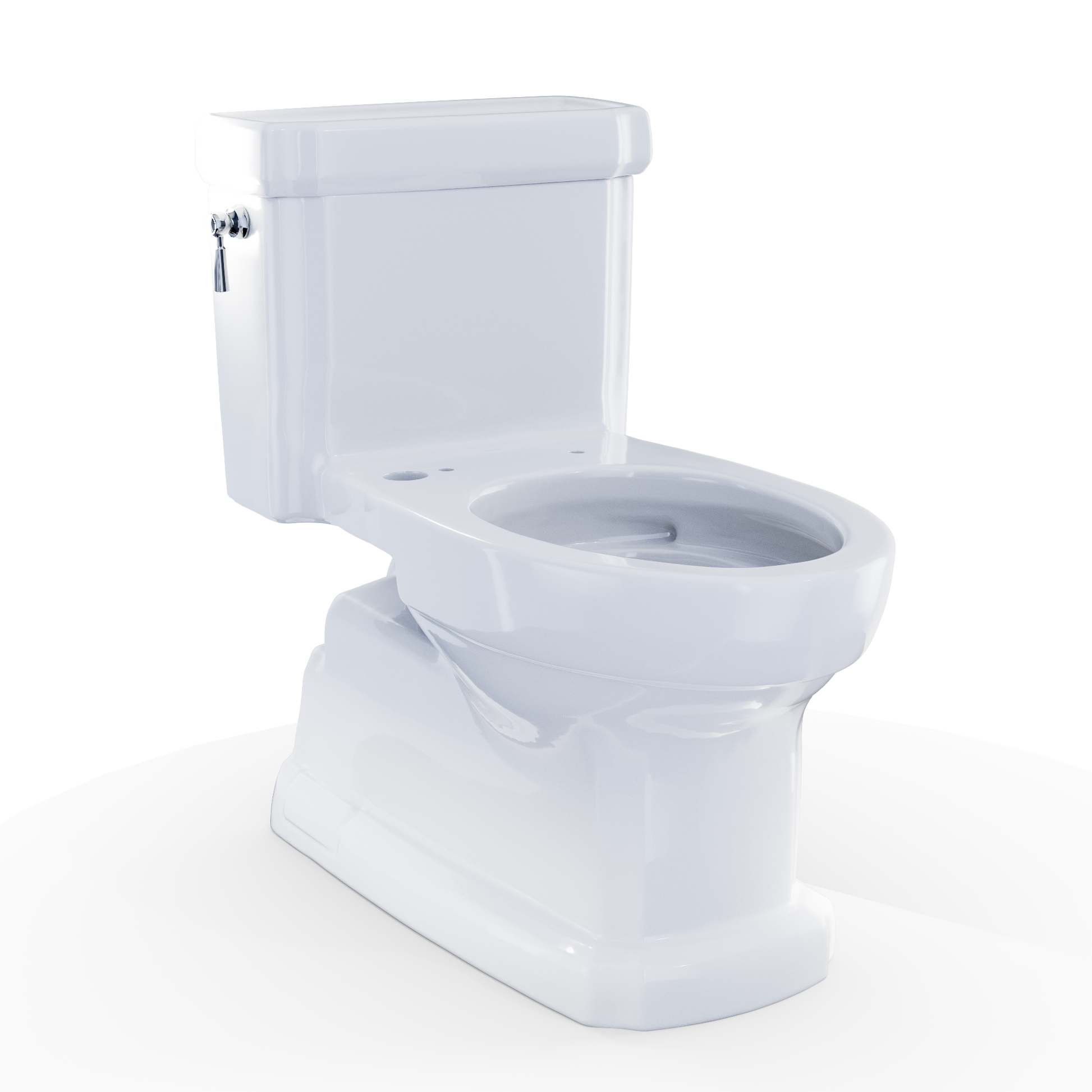 Eco Guinevere WASHLET+ Ready Elongated 1.28 GPF Universal Height Skirted Toilet with CEFIONTECT