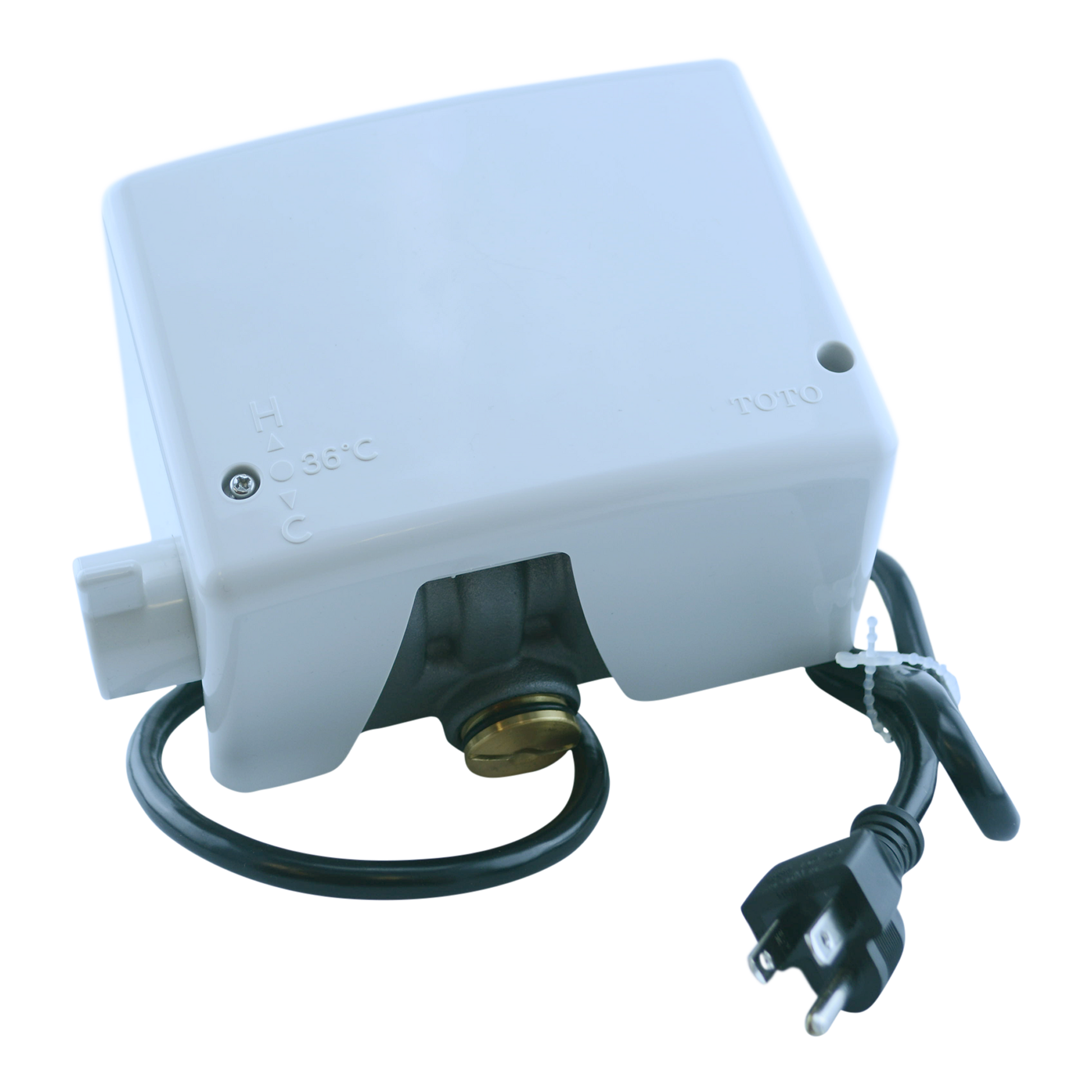 ZN 1.1 GPM Electronic Touchless Bathroom Faucet Controller with SAFETY THERMO Thermostatic Mixing Valve - TLP01702U
