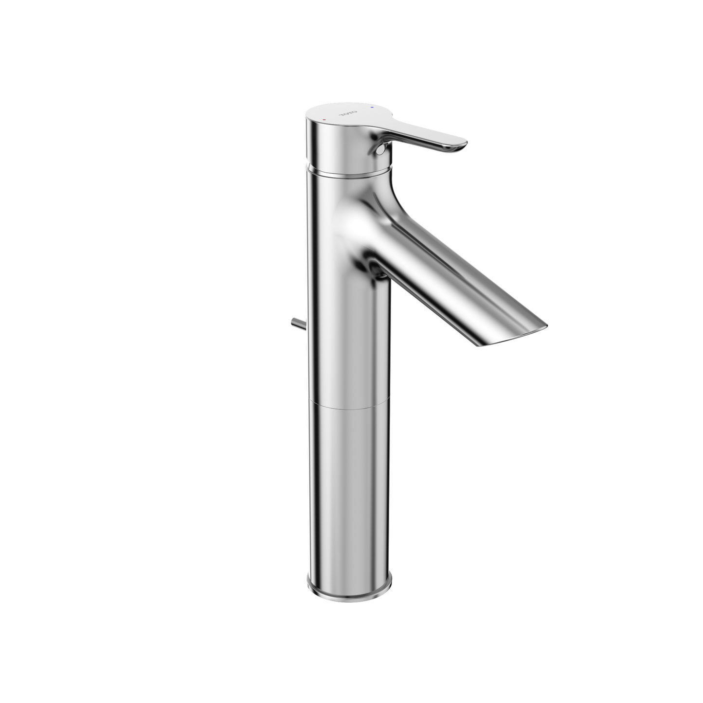 TLS01304U#CP LB Series 1.2 GPM Single Handle Bathroom Faucet for Semi-Vessel Sink with Drain Assembly