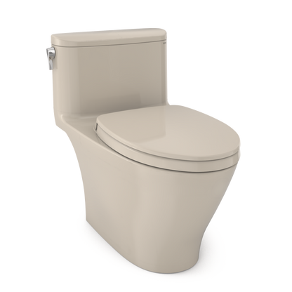 Nexus 1G One-Piece Elongated 1.0 GPF Universal Height Toilet with CEFIONTECT and SS124 SoftClose Seat