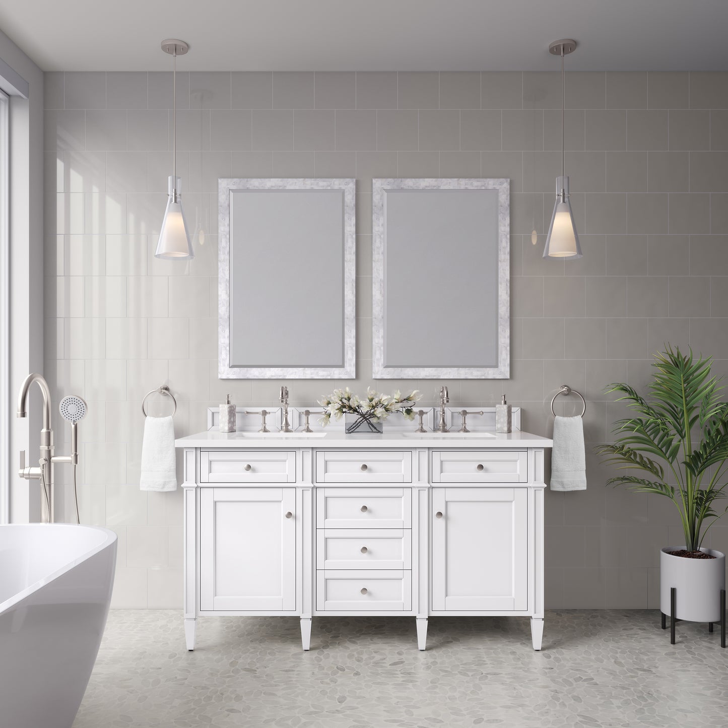Brittany 60" Double Vanity