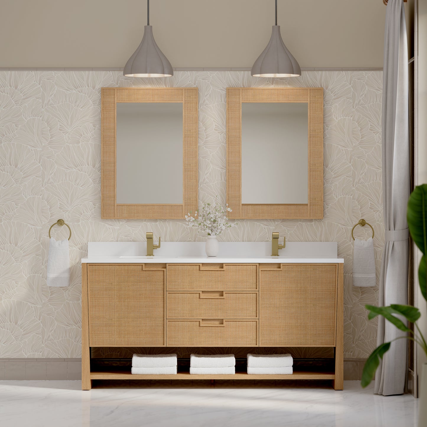 Solene 72" Double Vanity