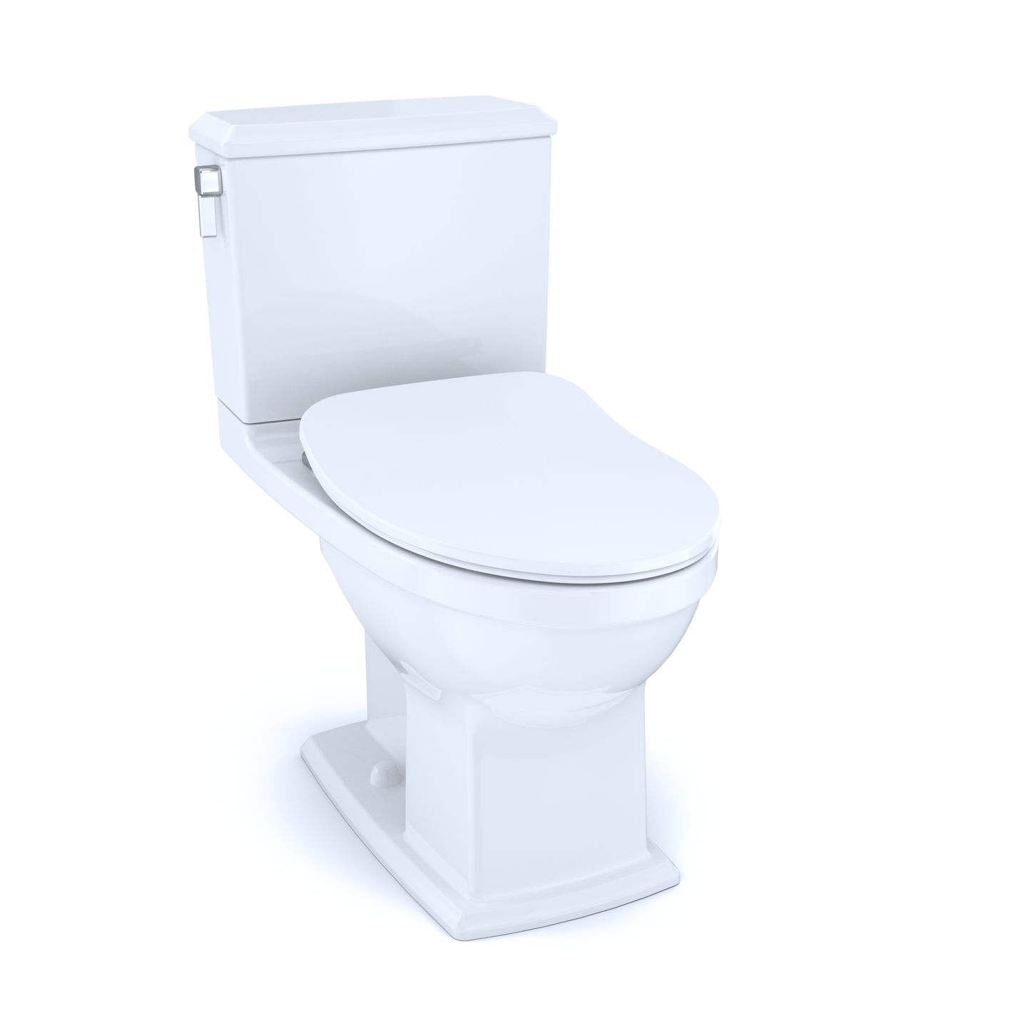 Toto Connelly Two-Piece Elongated Dual Flush 1.28 And 0.9 Gpf Toilet With Cefiontect, Washlet+ Ready