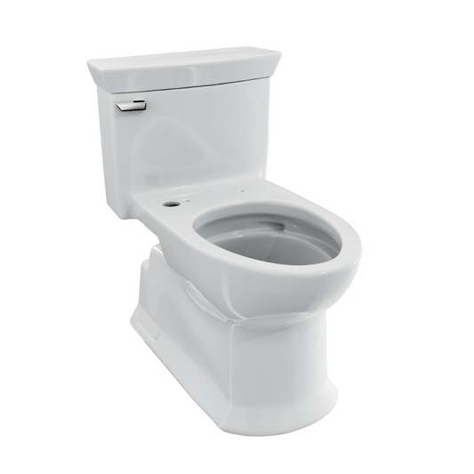 Soiree One Piece Elongated 1.28 GPF Universal Height Skirted Toilet with CeFiONtect