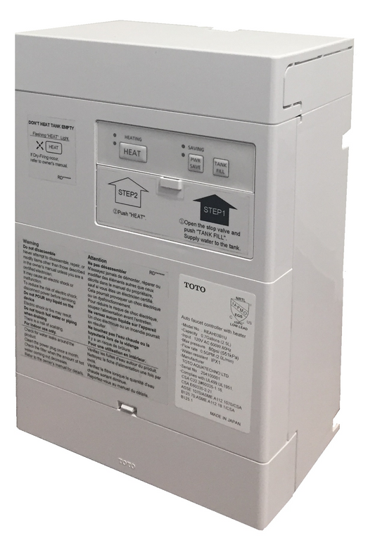 Toto Ac Powered 0.5 Gpm 10 Second On-Demand Water Supply Heater And Controller For Touchless Spouts - Reah03B1U
