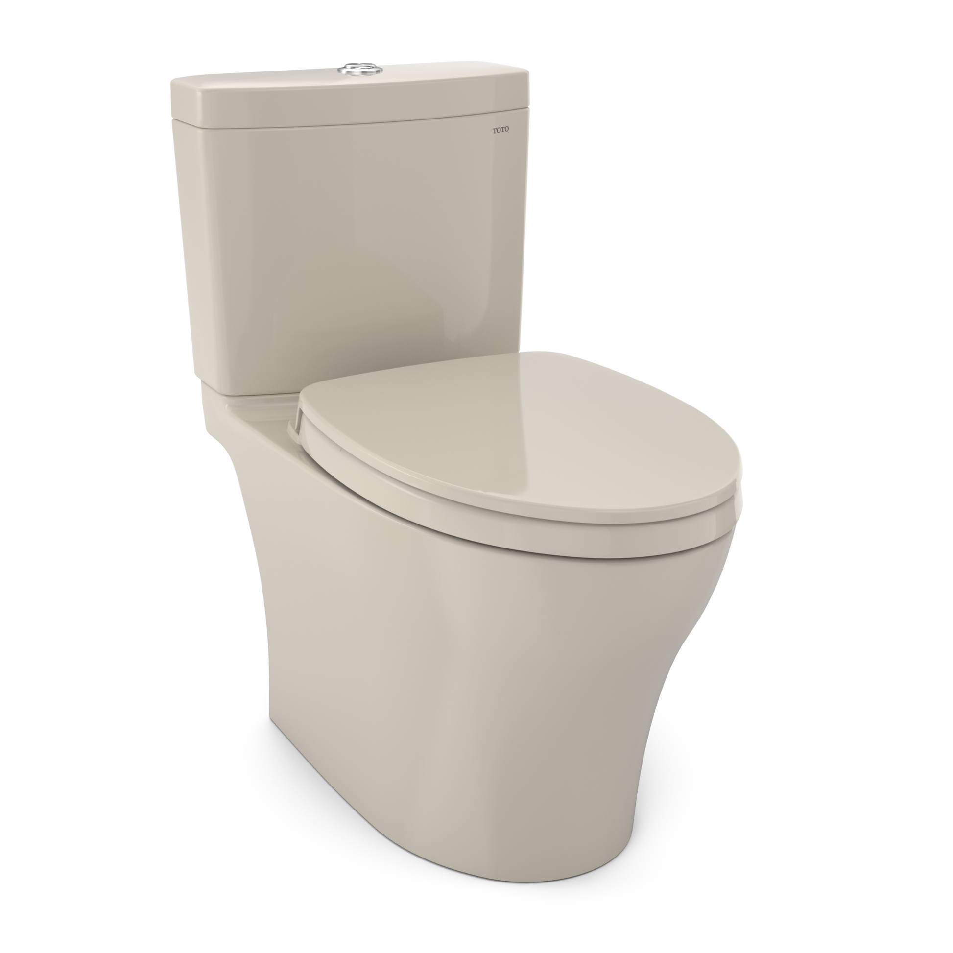 Toto Aquia Iv Two-Piece Elongated Dual Flush 1.28 And 0.9 Gpf Universal Height Toilet With Cefiontect, Washlet+ Ready