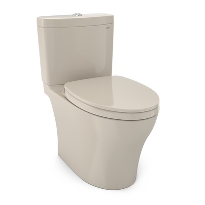 Toto Aquia Iv Two-Piece Elongated Dual Flush 1.28 And 0.9 Gpf Universal Height Toilet With Cefiontect, Washlet+ Ready