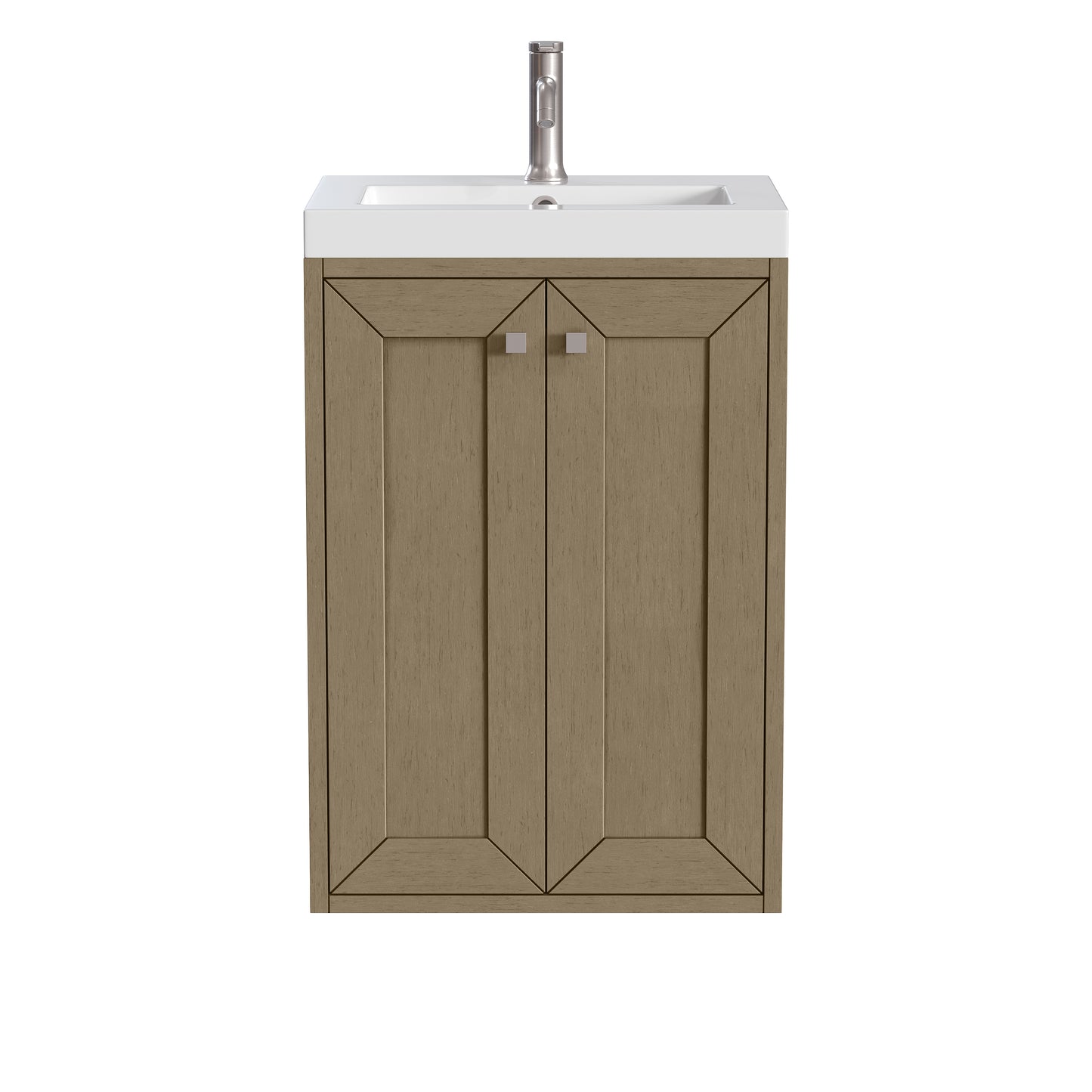 Chianti 20" Single Vanity w/ White Glossy Composite Stone Top