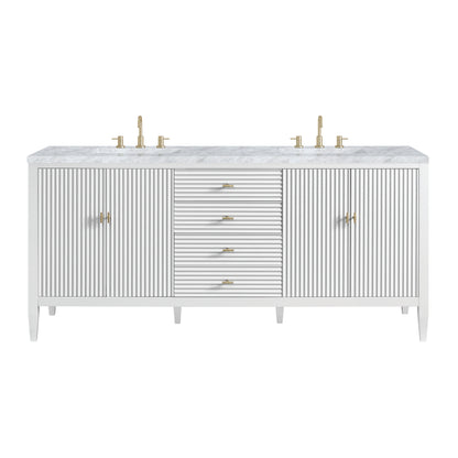 James Martin Vanities Myrrin 72" Double Vanity